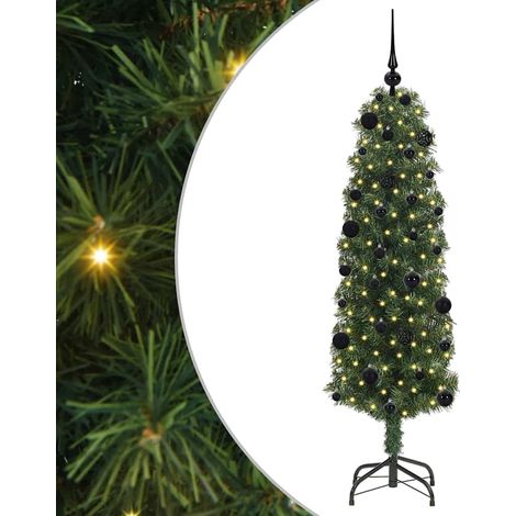 Árbol de Navidad artificial Verde 150 cm PVC, Acero y Plástico vidaXL