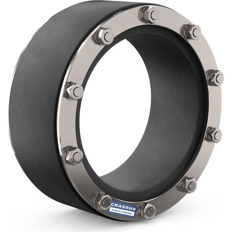 Raccord CR Pressdg. type SD60, DN 80, diamètre extérieur 0-55 mm jusqu'à 5 bar, joint : 60 mm, EPDM / V4A