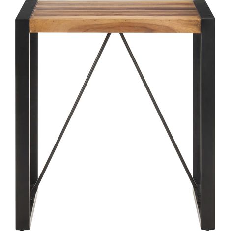 Maison Exclusive - Esstisch 70x70x75 cm Massivholz Akazie (1/5)