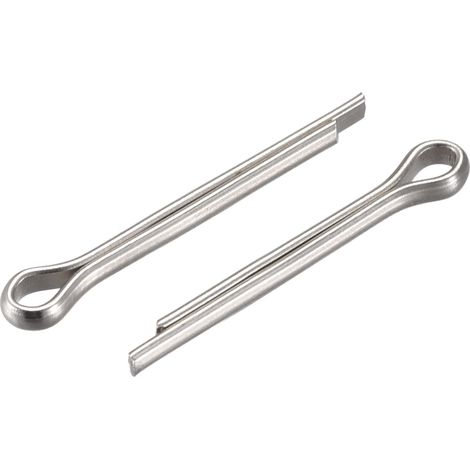 30Pcs Goupille fendue 2,5mm x 20mm Acier Inox Argenté (1/5)