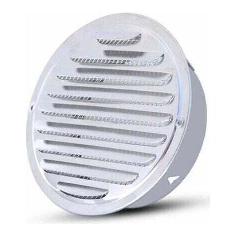 Ø 110 Mm Grille D'Aération - Ronde Grille D’Aération,Acier Inoxydable Grille D'Aération Trou,Ventilation Avec Filet, Rond Grille D'Aération De Tuyau D'Échappement