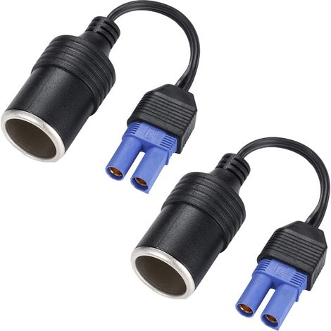 2pcs EC5 Cigarette Lighter Socket Adapter for Mini Car Battery Booster Mini Car Jump Starter EC5 (1/5)