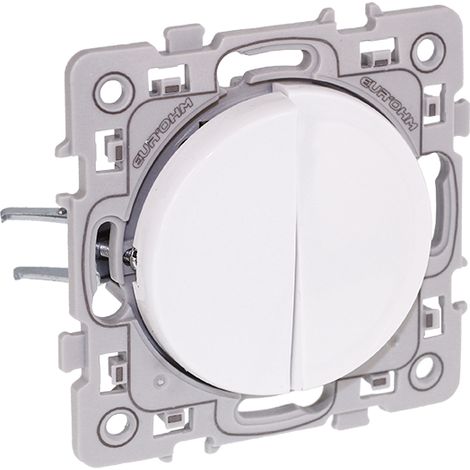 SQUARE double Va/Vient blanc à griffes EUR'OHM 60213