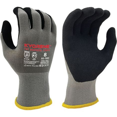 Gants de manutention KYORENE 01-101 taille 7, Manutention générale, 12 Paires, Gris ( Prix pour Paquet de 12 Paires )