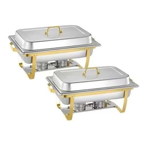 Chafing Dish Buffet Set de 9 litres en acier inoxydable – Série 2 pièces (1/5)