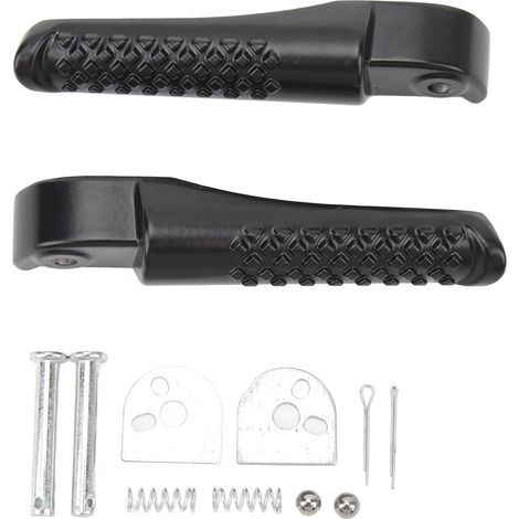 Jeffergarden Support de repose-pieds avant gauche et droit, 2 pièces, noir, remplacement pour Coleman Powersports BT200X (1/4)
