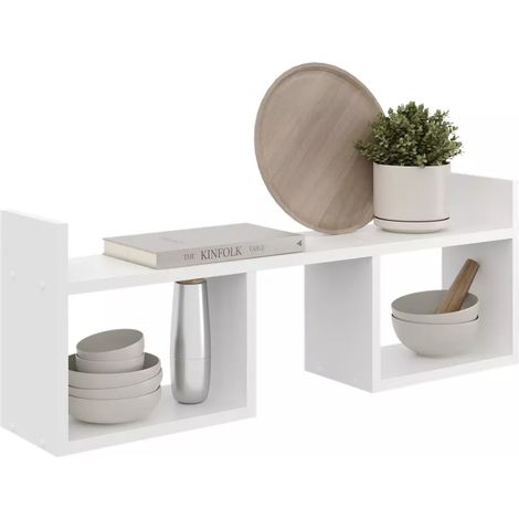 Estantería colgante de pared - N.º 33 blanco (1/5)