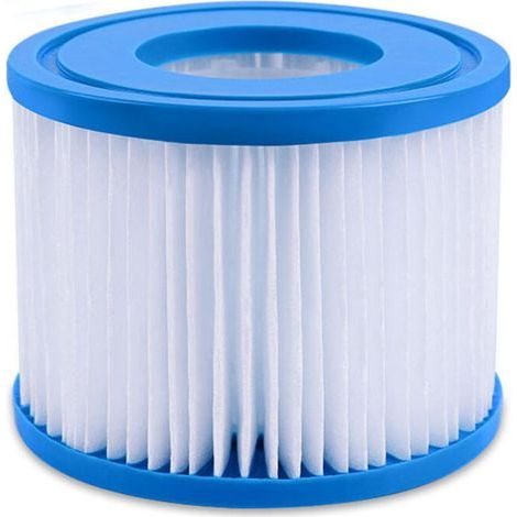 1 x Poolfilter, Bestway VI Filterkartusche für Lay-Z-Spa Miami, Vegas, Monaco. Ersatzkartusche passend zum verwendeten Modell, Produktgröße: 104 mm × 52 mm × 80 mm. (1/5)