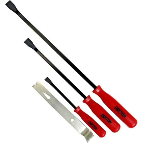 Dekton Pry Bar Set 4pc Gorilla Wrecking Bar Pry Bar Crowbar DT10830 (1/3)