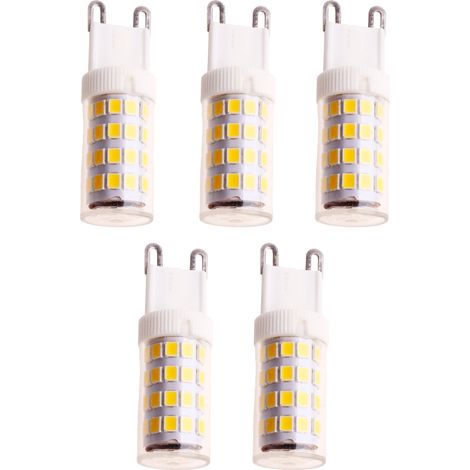 G9 Ampoule Led - 5 W - 500 Lm - 6000 K - Angle De Diffusion 360° - Non Dimmable - Pour Lustres Et Appliques - Lot De 5 (1/5)