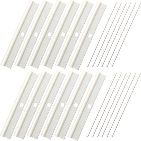 127 Seamless Hook Mounts, Vertical Venetian Blind Hook Replacement and Repair Accessories (20 pieces) (1/5)