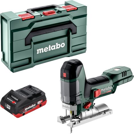 Metabo ST 18 LT 130 BL sierra de calar sin cable 18 V 130 mm sin escobillas + 1x batería LiHD 4,0 Ah + metabox - sin cargador