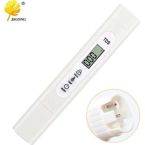 Stylo testeur de qualité de l'eau TDS pour eau potable du robinet, analyseur de qualité de l'eau, conversion de température (°C/℉)