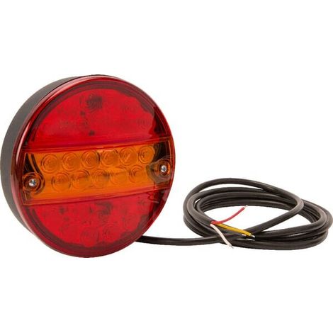 Luce posteriore multifunzione rotonda LED'12V (resistenza integrata) diametro 142mm UNIVERSALE LA40039 (1/5)