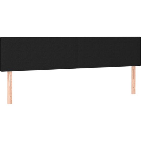 Maison Exclusive - Testiera Nera 200x5x78/88 cm in Tessuto