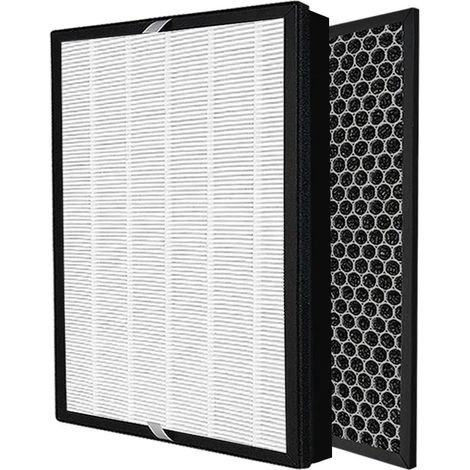 (1 jeu) Filtre HEPA à charbon actif FY2420 FY2422 compatible avec les purificateurs d'air Philips AC2878, AC2882, AC2887, AC2889 et AC3822 (1/4)
