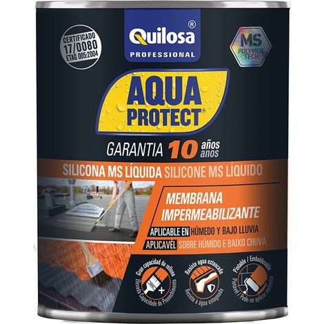Silicone liquido impermeabile Aquaprotect 1K grigio QUILOSA 10042281