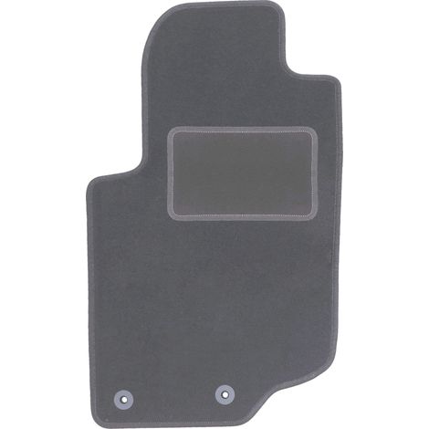 Tapis de sol conducteur en velours pour : Peugeot 207CC coupé, cabriolet (2006-2012) graphite