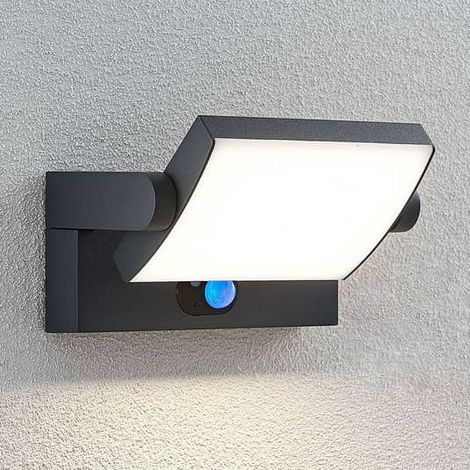 [NEUWERTIG] Lindby Led Solar Außenwandlampe Außenwandleuchte Wandlampe Sherin Lampe Senso303 B-Ware (1/2)