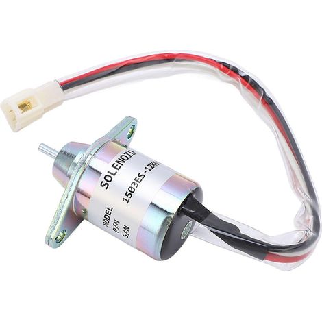 1503ES 12K5SUC5S Électrovanne de carburant 12V John Deere 355D (pièce de rechange) (1/5)