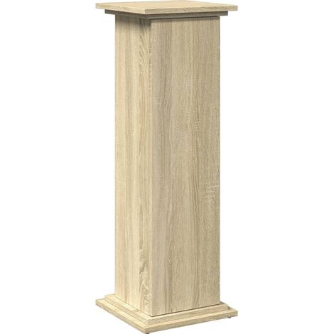 Maison Exclusive - Postament mit Stauraum Sonoma-Eiche 31x30x90 c