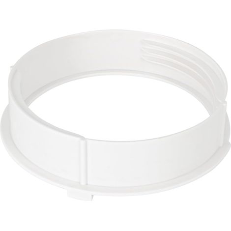 Conector de manguera de escape para aire acondicionado portátil (15 cm) – Adaptador de conexión para conducto de ventilación, ABS, blanco, 16 x 16 cm (1/5)