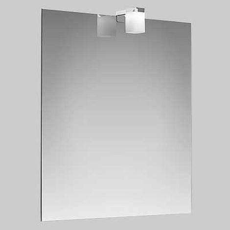 SPECCHIO A FILO ELBA CON LAMPADA LED - Cm 45 x 65