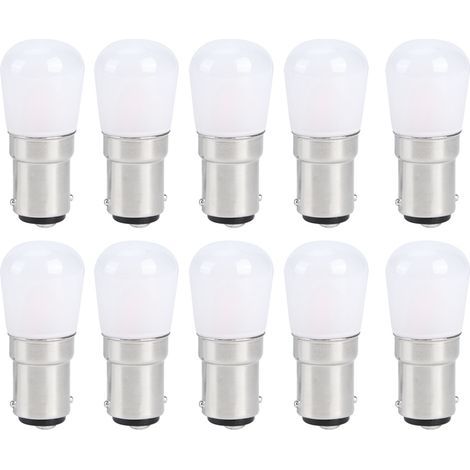 10 Ampoules LED B15 1.5W Blanc Chaud pour Lustre Plafonnier Mur Lampe Accessoires Éclairage (1/5)