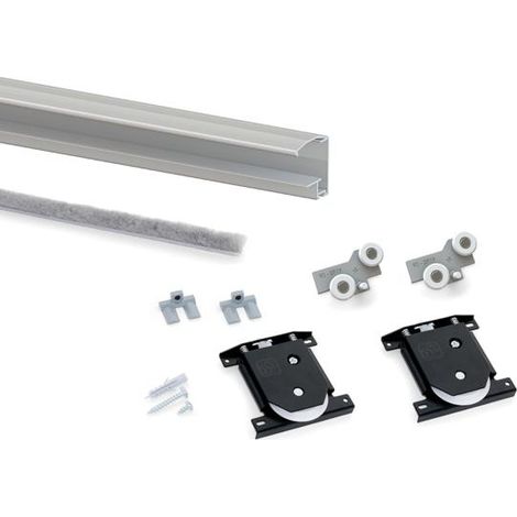 Kit 1 puerta Placard Hill-19 Aluminio - (1/3)