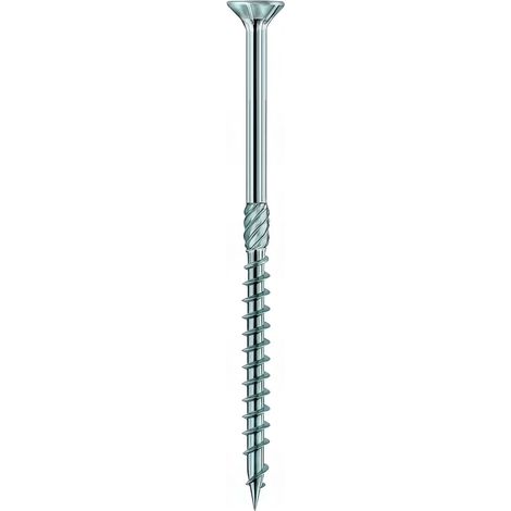 50 vis bois tête large bombée D. 8 x 80 mm galvanisées+ TX 40 - VBL80080 - Alsafix