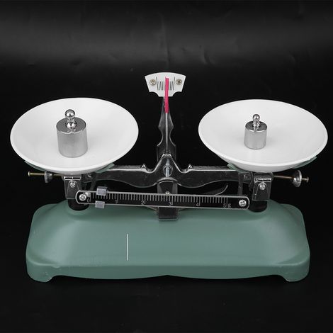 Balance mécanique à plateau de 100 g, outil pédagogique pour laboratoire de chimie et de physique (1/2)