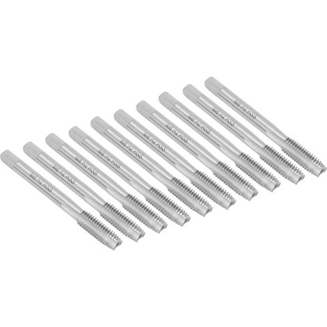 Jeu de 10 tarauds à goujures droites en acier rapide, accessoire M8 x 1,25 mm (1/5)