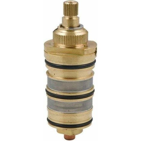 Thermostatische Duscharmatur aus Messing mit Kartusche und Griff für Duschmischer (1/4)