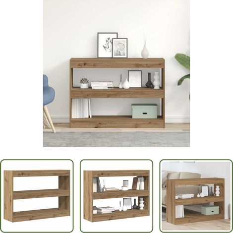 vidaXL Bücherregal Artisan-Eiche -  Bücherregal Artisan-Eiche 100 x 30 x 72 cm Holzwerkstoff (1/5)