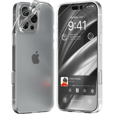 Funda transparente Mercury Jelly para iPhone 16 Pro Max