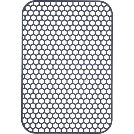 Tapis Évier Cuisine Silicone Grille en Silicone pour Évier en Porcelaine - Séchoir Vaisselle Lavable Lave-Vaisselle & Support Ustensiles Chauds Maison Salle de Bain Camping-Car (1/5)