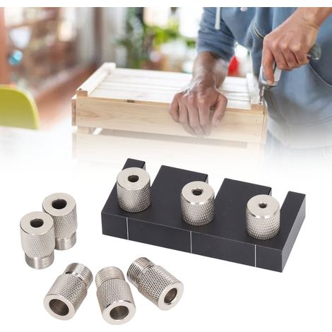 Foret à tenon rond 3 en 1 avec plusieurs inserts de foret (1/5)