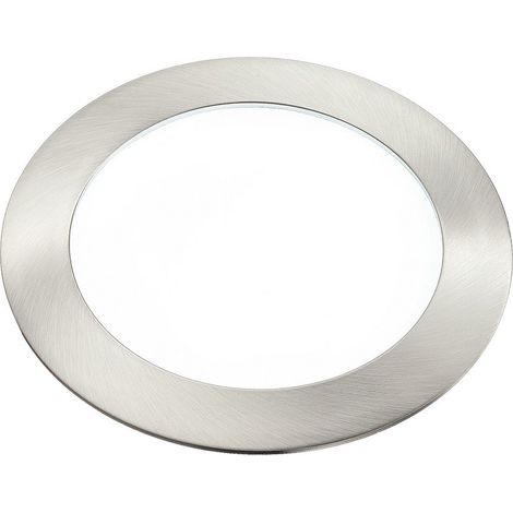 "Faretto ad incasso LED SLIM ultrasottile in alluminio nichel 18W 4000K (luce naturale) 22.5 cm." (1/2)