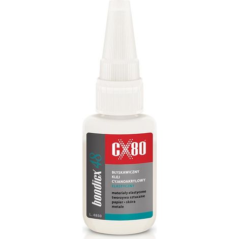 CX80 BONDICX 48 50G ADHÉSIF CYANOACRYLATE DE VISCOSITÉ MOYENNE POUR USAGE PRO