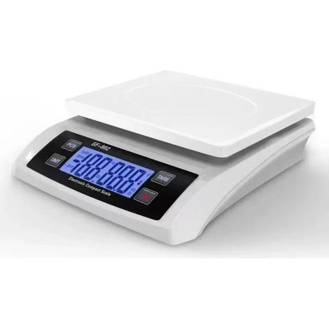 Balances électroniques pour usage domestique, cuisine et alimentation grand écran d'affichage balances de pâtisserie balances à plateforme. (1/5)