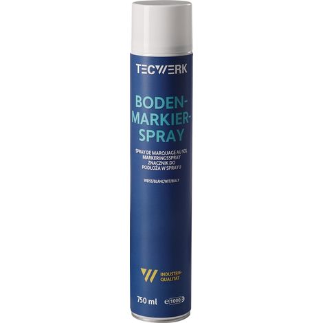 Bodenmarkierspray 750ml weiß Spraydose TECWERK