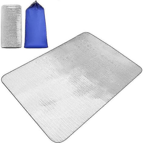 Tapis de camping/pique-nique extérieur imperméable et résistant à l'humidité, 200 x 200 cm (1/4)