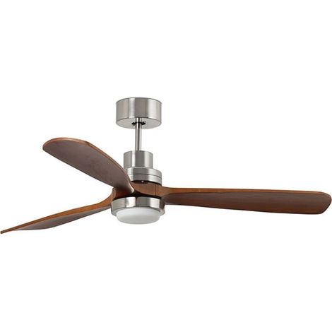 LANTAU XL Ventilador con luz níquel mate 33463DC