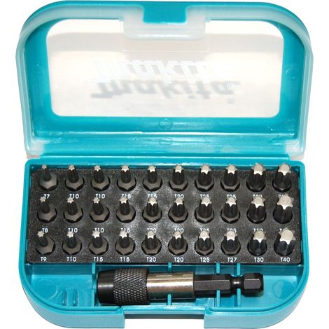 Makita P-73368 Display 10x P-73352 Bit-Box TORX 31tlg. Set