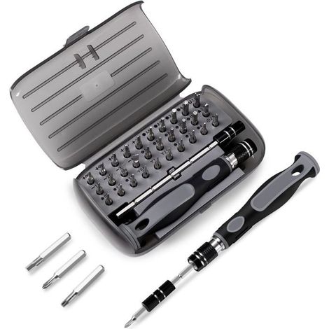 Kit de tournevis de précision 32 en 1 Mini tournevis magnétiques pour réparation électronique et outils informatiques. (1/5)