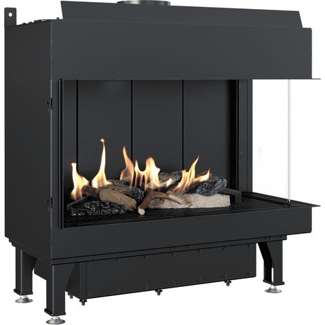 Gaskamin KRATKI LEO 70 rechts Erdgas ∅ 100/150 7,3 kW (1/5)