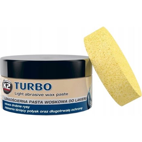 Pasta ligeramente abrasiva K2 con cera. Turbo tempo 250 g (1/3)