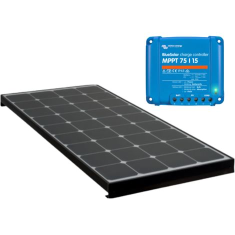 PACK ANTARION Panneau solaire BLACK BOOSTER 170W + VICTRON Régulateur MPPT 15A