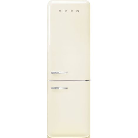 Smeg FAB32RCR6 frigorifero con congelatore Libera installazione 331 L Crema Made in Italy. Capacità netta totale: 331 L. Cerniera porta: Destra, Tipo di display: LED. Classe climatica: SN-T, Emissi... (1/5)