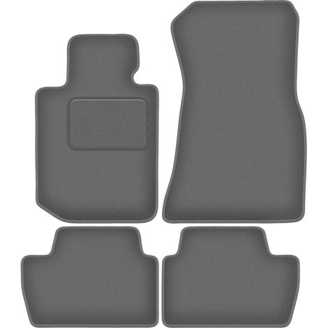 Alfombrillas de terciopelo color grafito para BMW Serie 2 G42 Coupé (2021-2022). (1/5)